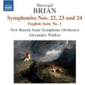 Brian / New Russia State Sym Orch / Walker - Symphonies Nos. 22-24 / English Suite No. 1 - Music CD