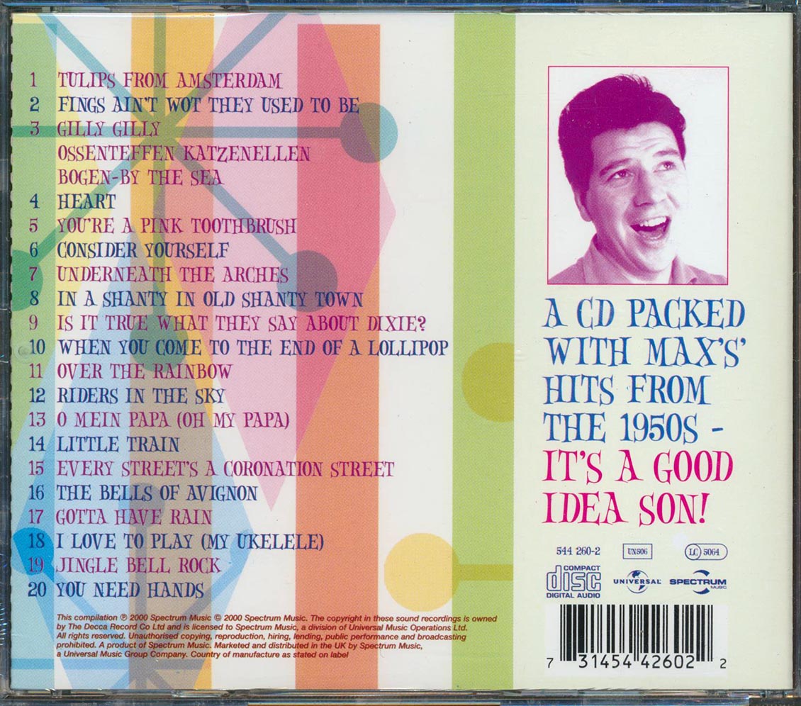 Max Bygraves - The Best Of Max Bygraves Music CD