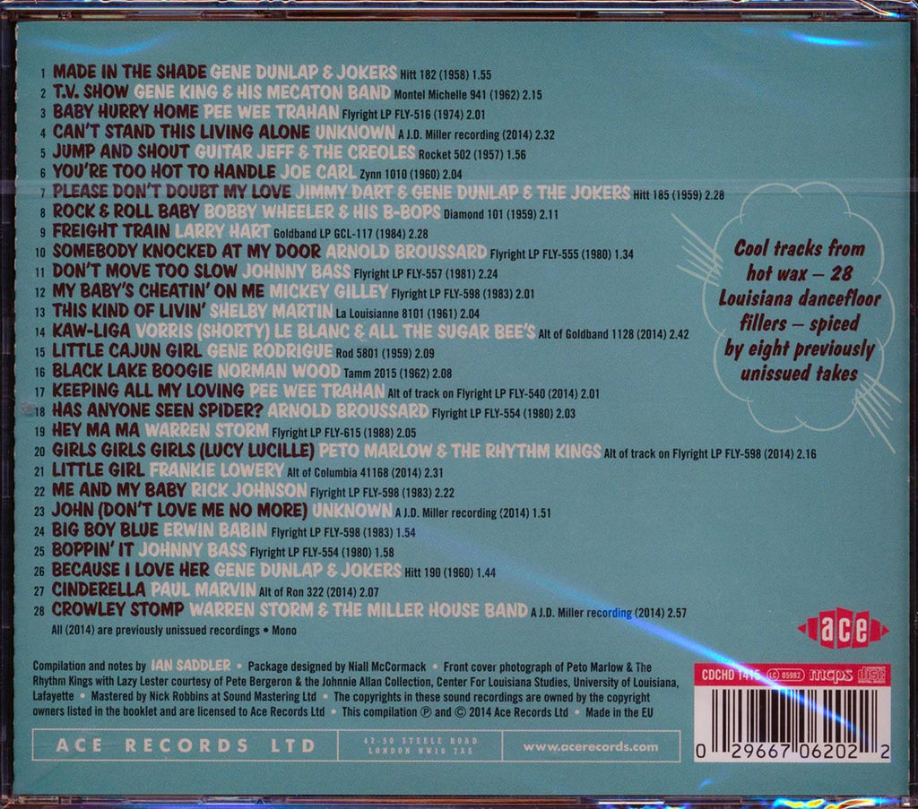 Various - Boppin' By The Bayou: Made In The Shade (28 tracks) Music CD