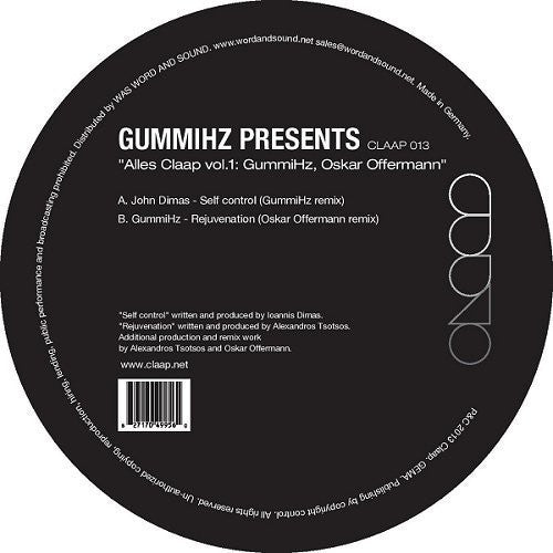Gummihz / Dimas,john - Alles Claap 1: Ep2 - Vinyl Record