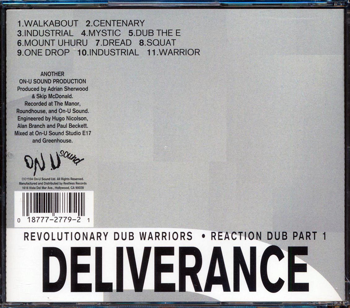 Revolutionary Dub Warriors - Reaction Dub Part 1: Deliverance Music CD
