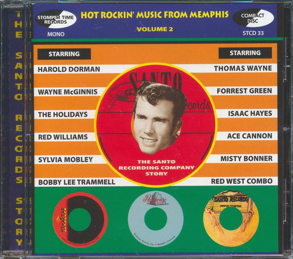 Various - Hot Rocking Music From Memphis Volume 2: The Santo Recording Company Story (34 tracks) Music CD