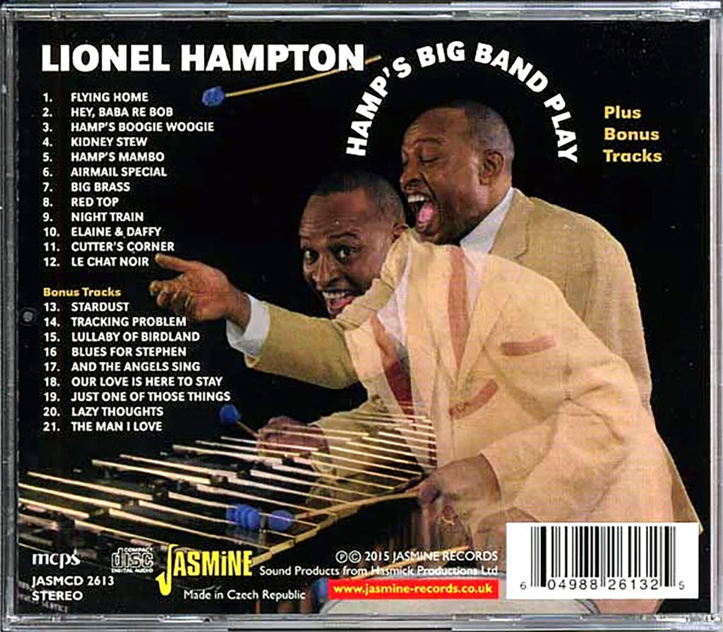 Lionel Hampton - Hamp's Big Band Play (21 tracks) Music CD