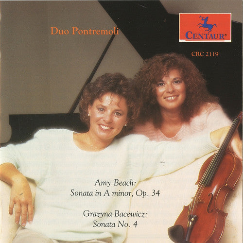 Beach / Duo Pontremoli - Violin Sonata - Music CD