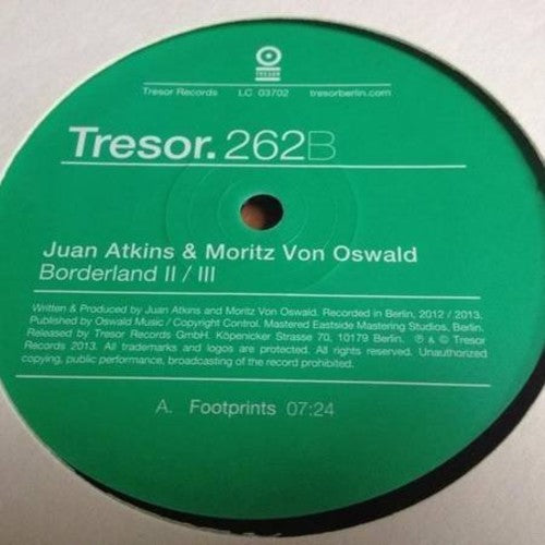 Atkins,juan & Von Oswald,mortiz - Borderland 2/3 - Vinyl Record