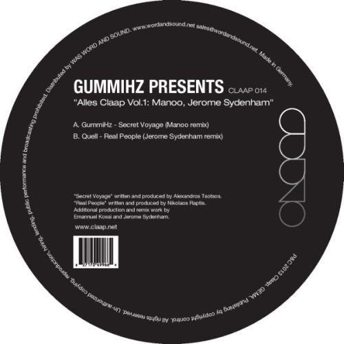 Sydenham,jerome / Manoo - Alles Claap 1: Ep3 - Vinyl Record