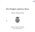 Bach,j.s. / Petit Concert Baroque - Der Ewigkeit Saphirnes Haus - Music CD