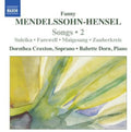 Mendelssohn-hensel / Craxton / Dorn - Songs 2 - Music CD
