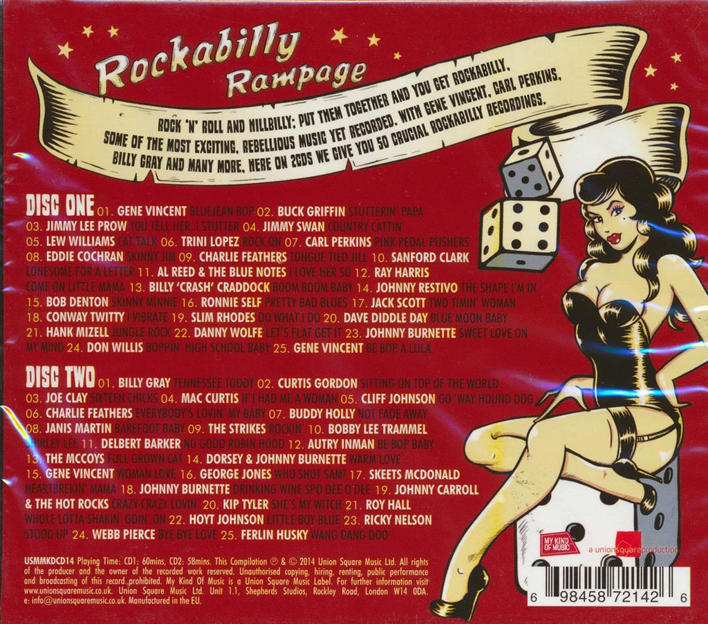 Various - Rockabilly Rampage: 50 Crucial Rockabilly Recordings (2xCD) Music CD