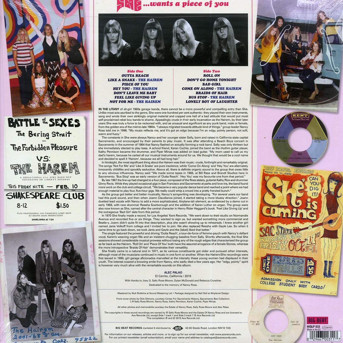 She - Wants A Piece Of You (180g) Vinyl Record