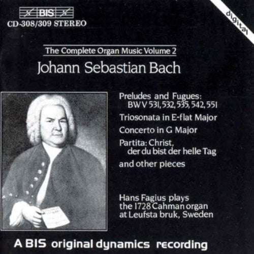 Bach / Fagius - Organ Music 2 - Music CD