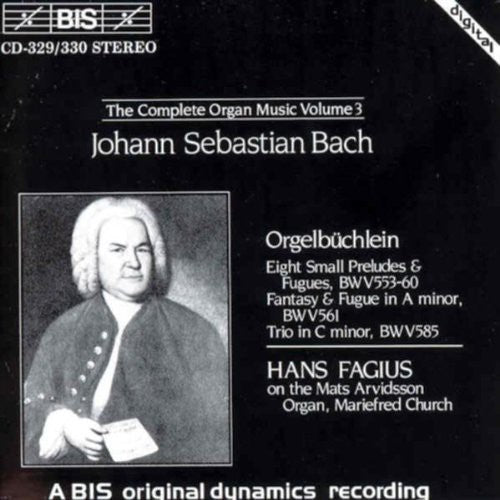 Bach / Fagius / Hans - Complete Organ Works 3 - Music CD