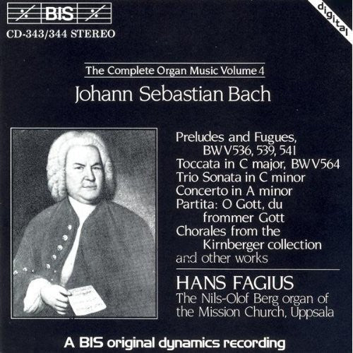 Bach / Fagius - Organ Works 4 - Music CD