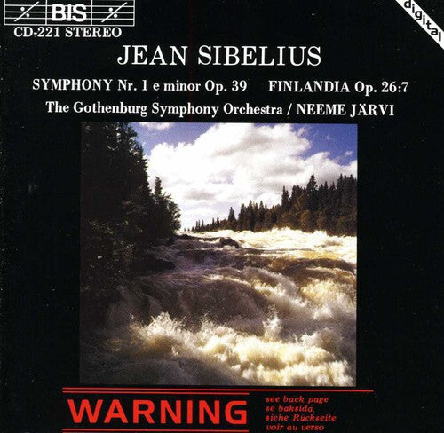 Sibelius / Jarvi / Gothenburg S.o. - Symphony 1 In E Minor Op 39 - Music CD