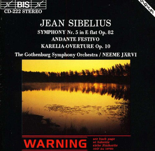 Sibelius / Jarvi / Gothenburg So - Symphony 5 / Andante Festivo - Music CD