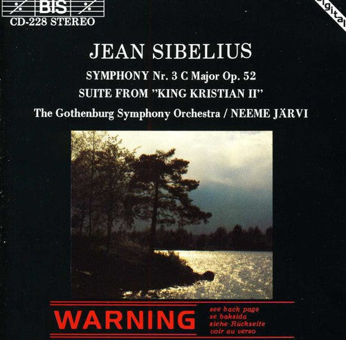 Sibelius / Jarvi / Gothenburg Symphony - Symphony 3 - Music CD