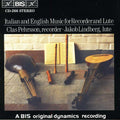 Italian & English Recorder & Lute Music / Various - Italian & English Recorder & Lute Music / Various - Music CD