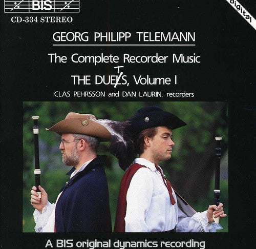 Telemann / Pehrsson / Laurin - Complete Recorder Duos - Music CD