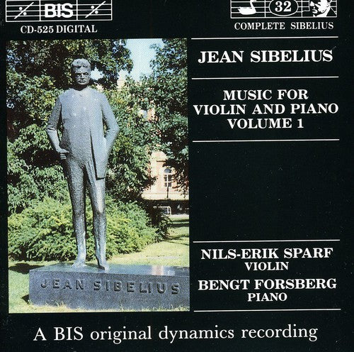 Sibelius / Sparf / Forsberg - Music For Violin & Piano 1 - Music CD
