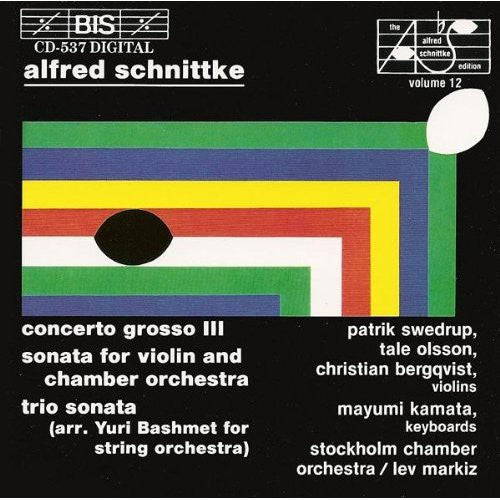 Schnittke / Markiz / Sco - Concerto Grosso 3 - Music CD
