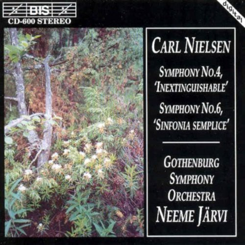 Nielsen / Jarvi / Gso - Symphonies 4 & 6 - Music CD