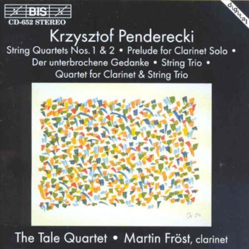 Penderecki / Tale Quartet / Frost - Chamber Music - Music CD