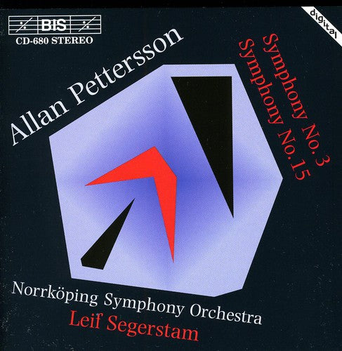 Pettersson / Nso / Segerstam - Symphony 3 / Symphony 15 - Music CD