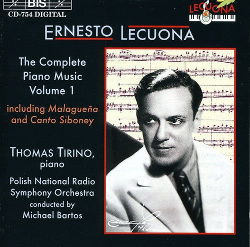 Lecuona / Tirino / Bartos / Polish Nat'l Radio So - Complete Piano Music 1 - Music CD