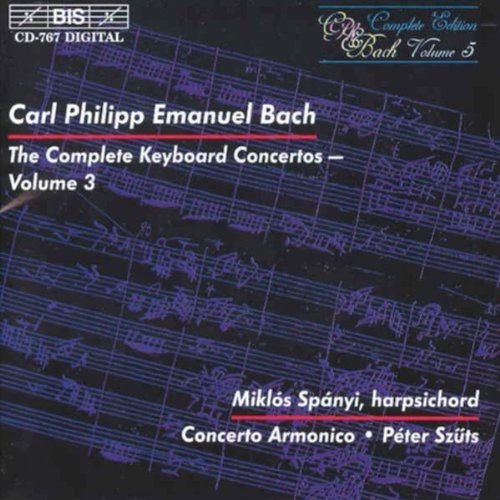 Bach,c.p.e. / Spanyi - Complete Keyboard Concerti Iii - Music CD