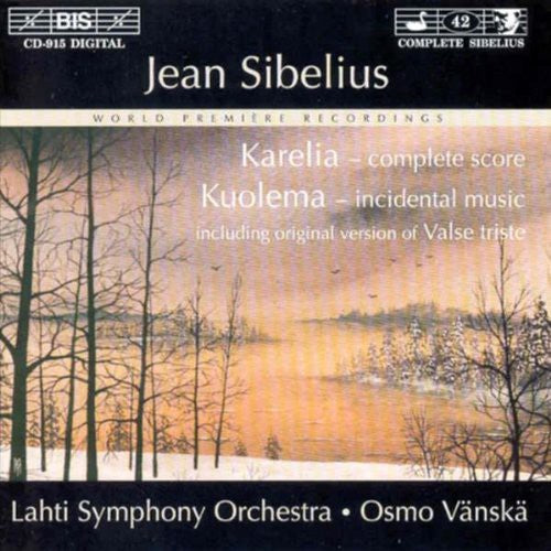 Sibelius / Lahti So, Vanska - Karelia [complete] / Kuolema - Music CD