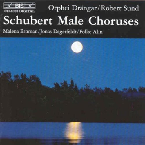 Schubert / Orphei Drangar / Sund - Male Choruses - Music CD