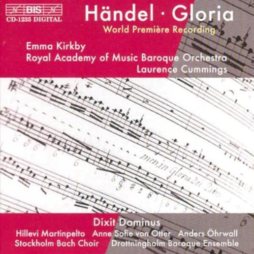 Handel / Cummings / Otter / Kirkby / Royal Acad - Gloria (premiere) / Dixit Dominus - Music CD