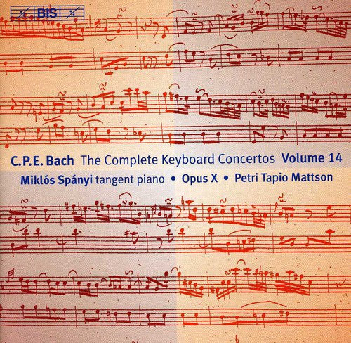 Bach,c.p.e. / Spanyi / Mattson / Opus X Ensemble - Keyboard Concertos 14 - Music CD