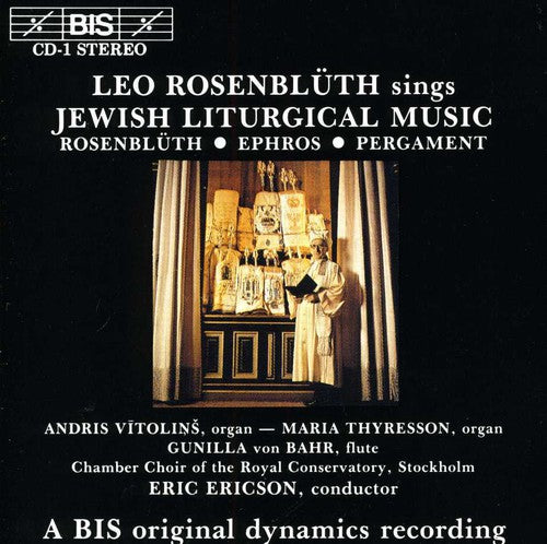 Rosenbluth / Ephros / Ericson / Stockholm Conserva - Comtemporary Jewish Liturgical Music - Music CD