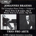 Brahms / Trio Pro Arte - Piano Trio In B Op8 - Music CD