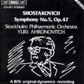 Shostakovich / Ahronovitch / Stockholm Sinfonietta - Symphony 5 - Music CD