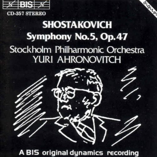 Shostakovich / Ahronovitch / Stockholm Sinfonietta - Symphony 5 - Music CD