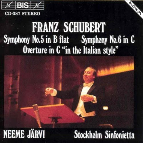 Schubert / Jarvi / Stockholm Sinfonietta - Symphonies 5 & 6 / Overture In Italian Style - Music CD