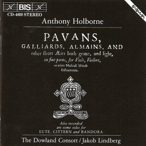 Holborne / Lindberg / Dowland Consort - Pavans / Galliards / Almains - Music CD