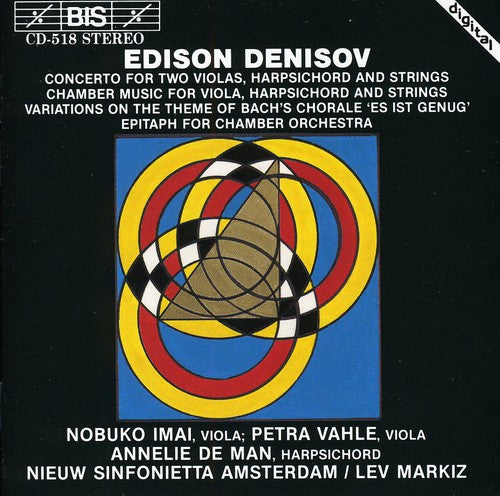 Denisov / Markis / Sinfonietta Amsterdam - Concerto For 2 Violas, Harpsichord & Strings - Music CD