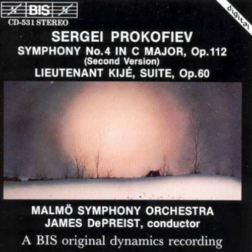 Prokofiev / Depreist / Malmo So - Symphony 4 / Lieutenant Kije Suite - Music CD