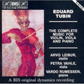 Tubin / Rumessen - Complete Music From Violin - Music CD