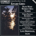 Grieg / Derwinger - World Premiere Recording / Piano Music - Music CD