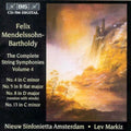 Mendelssohn / Nieuw Sinfonietta Amsterdam - String Symphonies I - Music CD