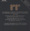 Swedish Radio Symphony Orchestra [LP] Vinyl Record