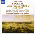 Leclair / Butterfield / Manson / Cummings - Violin Sonatas: Book 2 - Nos 1-5 & 8 - Music CD