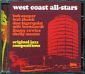 West Coast All-Stars - Original Jazz Compositions Music CD