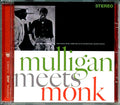 Gerry Mulligan, Thelonious Monk - Mulligan Meets Monk Music CD