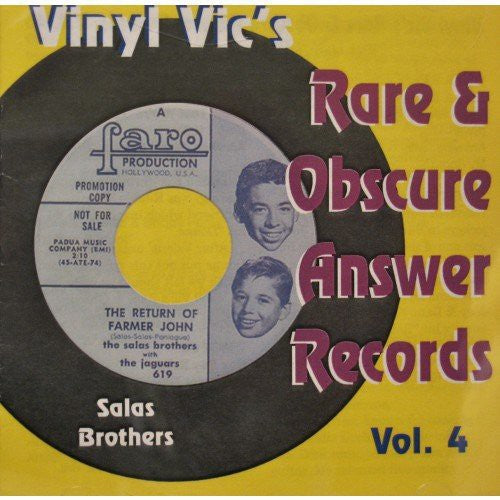 Vinyl Vic's 4 Rare Answer / Various - Vinyl Vic's 4 Rare Answer / Various - Music CD
