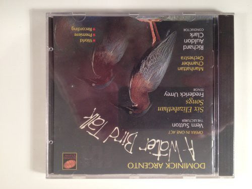 Argento / Clark / Manhattan Chamber Orchestra - Water Bird Talk - Music CD
